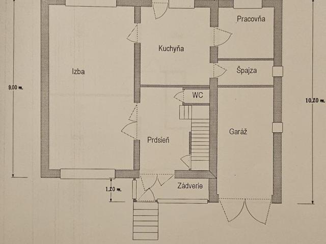 NOVÁ CENA - atraktívný 5 izbový rodinný dom v blízkosti centra s garážou a veľkým pozemkom