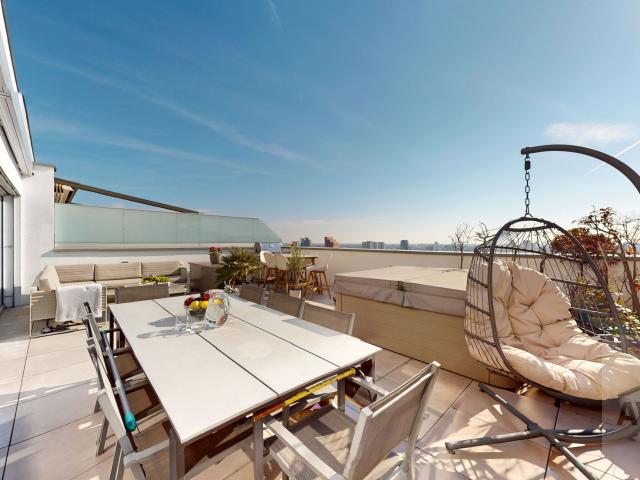 Prémiový byt na Kolibe: 247 m² celkovej plochy s terasou a jacuzzi v uzavretom rezidenčnom areáli