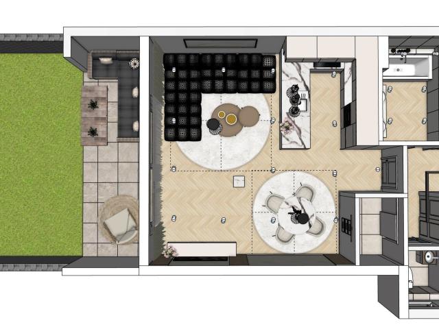 Byty s vlastným pozemkom a terasou v novom projekte – Veľký Meder