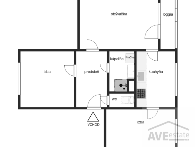 NOVINKA - Kompletne zrekonštruovaný 3 izb. byt v pokojnom prostredí - loggia, pivnica, kočíkáreň