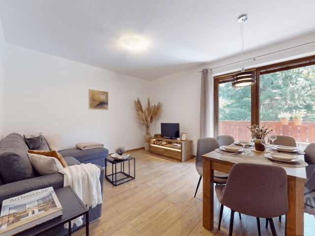 Priestranný apartmán s investičným potenciálom a vlastným parkovacím miestom v krásnom prostredí - Chopok Juh