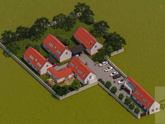 Projekt samostatne rodinných domov priamo oproti Rusovskému kaštieľu