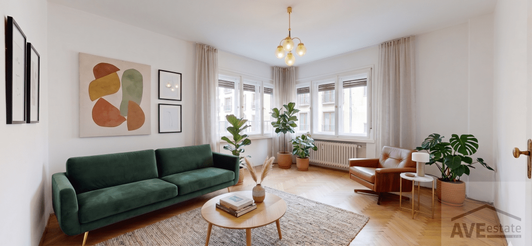 AVE estate | Priestranný 4-izbový byt s 50 m² terasou pri Hviezdoslavovom námestí