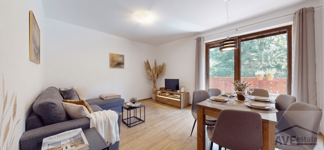 Priestranný apartmán s investičným potenciálom a vlastným parkovacím miestom v krásnom prostredí - Chopok Juh