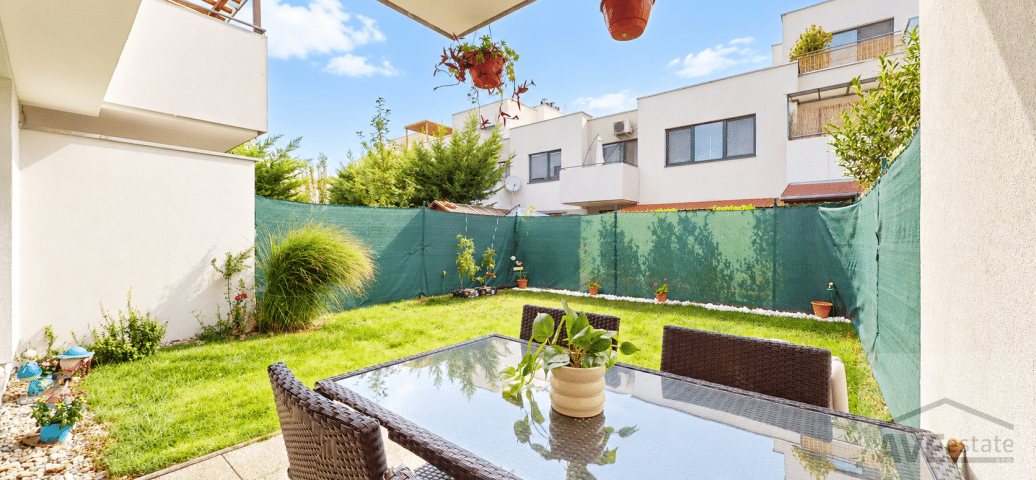 AVE estate | Zariadený byt so záhradou, vlastným kotlom a parkovaním | Hviezdoslavov